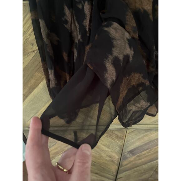 NWT Rails Indi Diffused Sandstone Blouse M - Picture 7 of 7